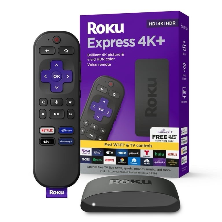 Roku Express 4K+ HDR Media Streamer | Open Box