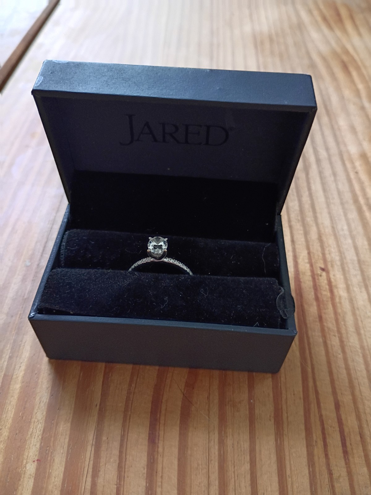 Jared Diamond Engagement Ring 14K White Gold