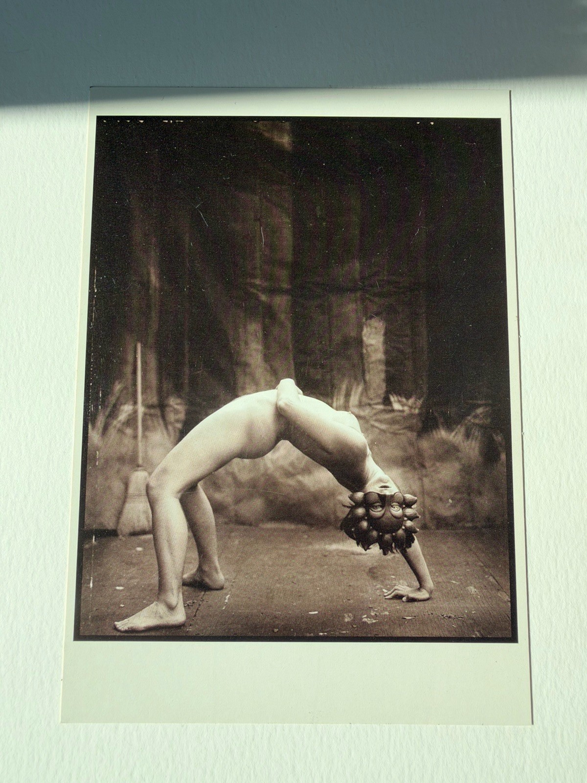 Michael G Vintage Signed Fine Art Print - Nude Acrobat Woman Michael G Vintage Signed Fine Art Print - Nude Acrobat Woman