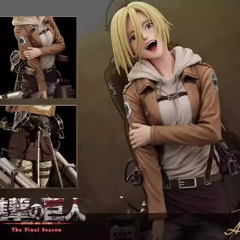 28cm Attack on Titan Annie Leonhart Figure PVC Anime Action Statue Collectible
