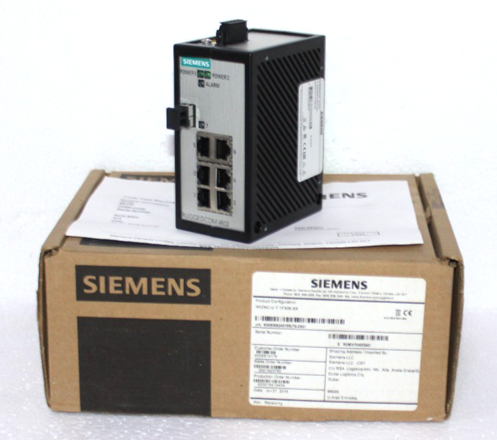 SIEMENS RUGGEDCOM I802NC Fully Managed Ethernet Switch 6GK60082AS100UT0-ZA01
