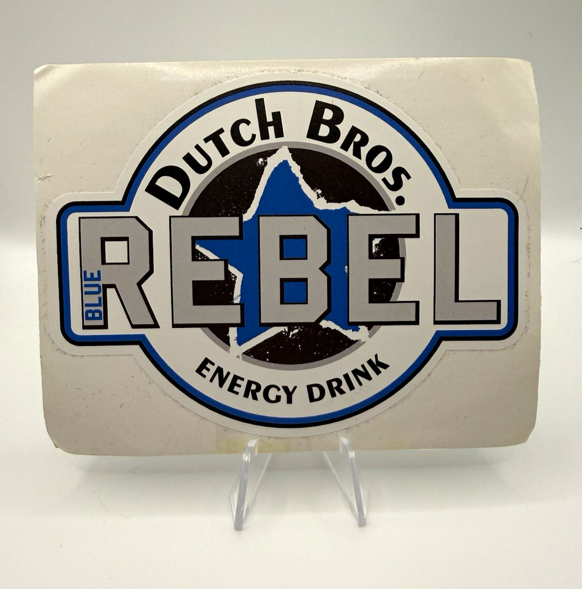 Rare Vintage Dutch Bros Blue Rebel Energy Drink Sticker Old Logo HTF Decal Rare Vintage Dutch Bros Blue Rebel Energy Drink Sticker Old Logo HTF Decal