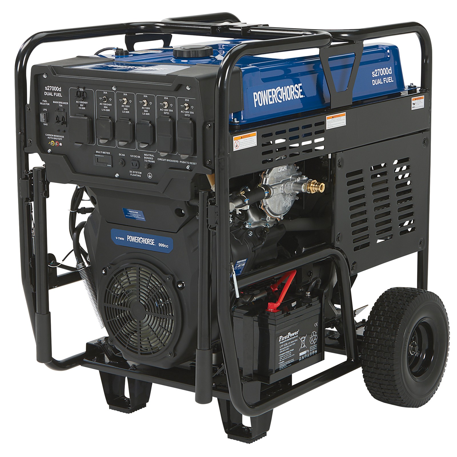 Powerhorse Portable Generator, 27,000 Surge Watts, 18,000 Rated Watts,