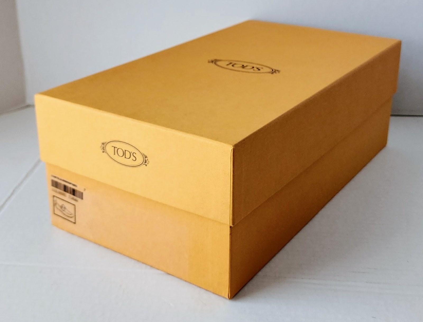 Tod’s Empty Shoe Box Storage Gift Box Orange 13x7x4”, Italian Luxury