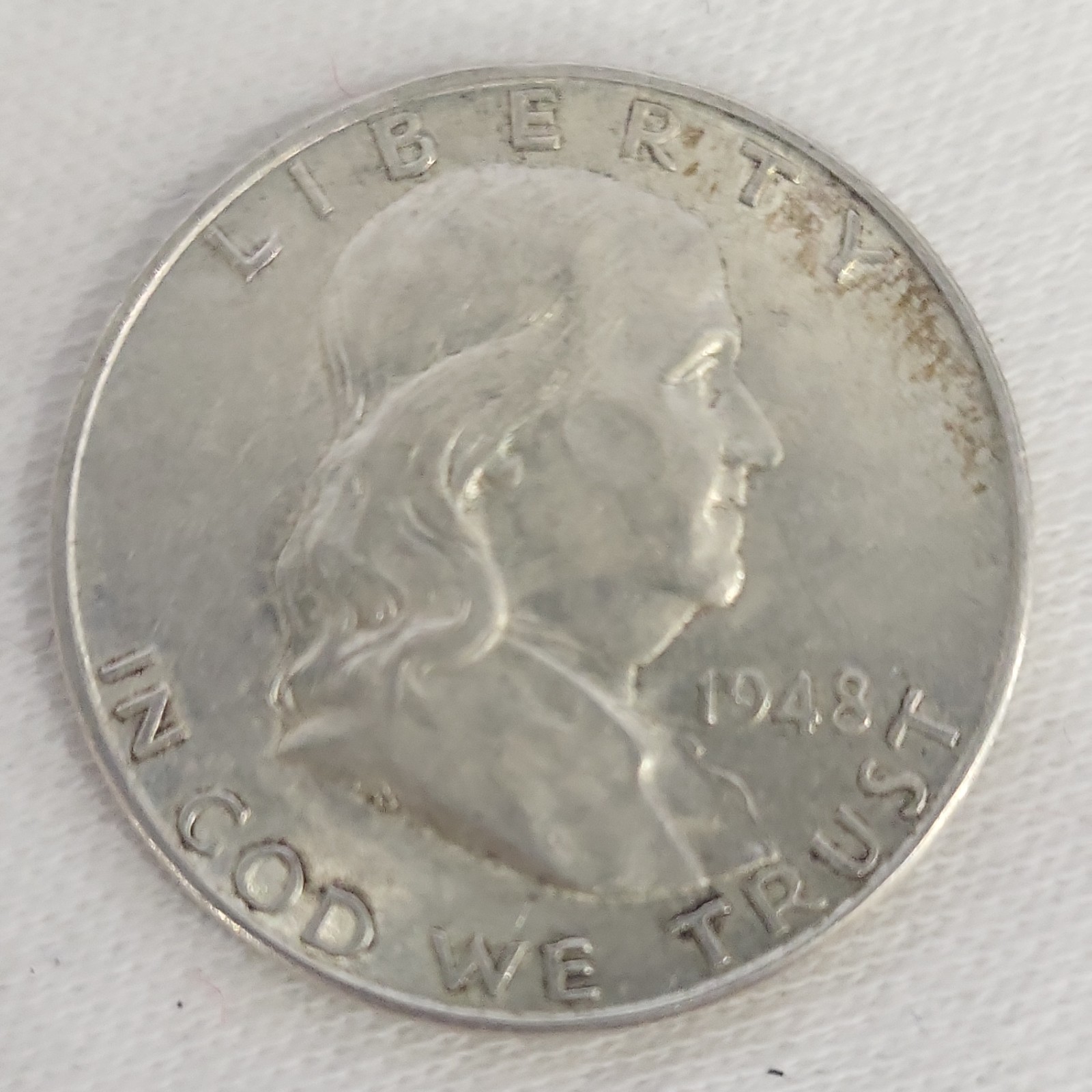 1948 D Franklin Half Dollar in BU Condition