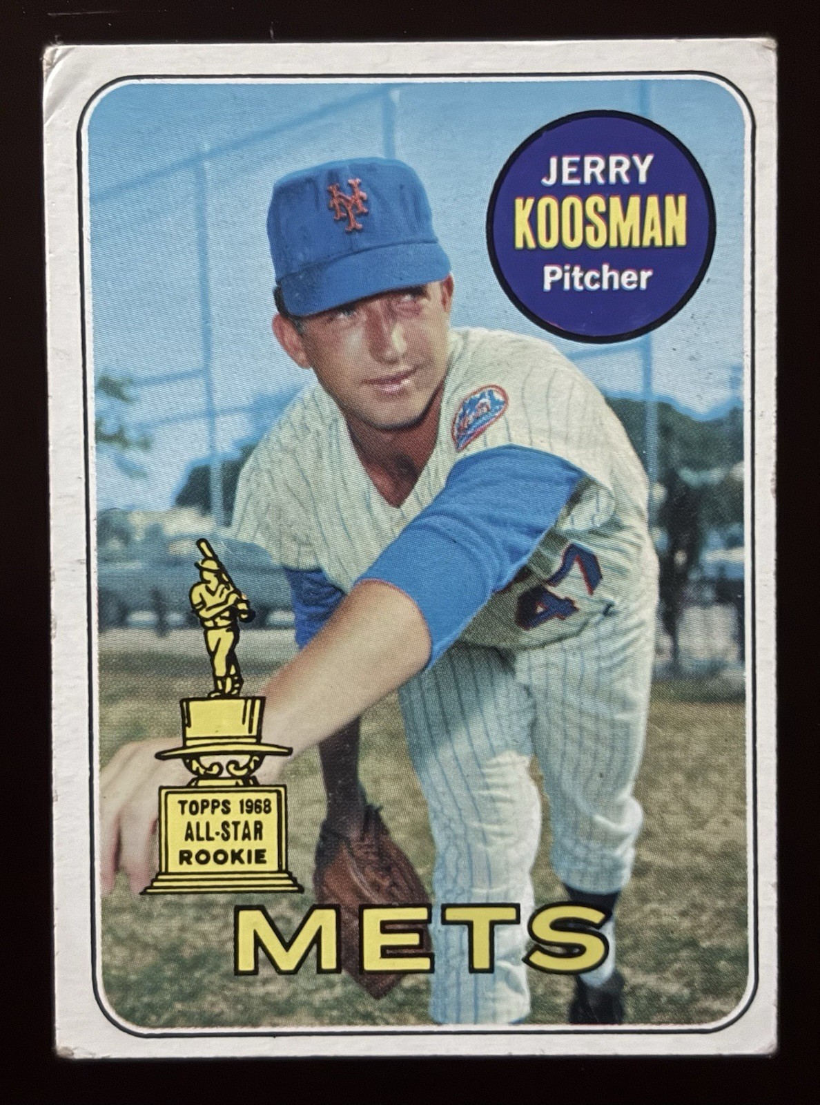 1969 Topps - Jerry Koosman #90 New York Mets - Vintage  - VG
