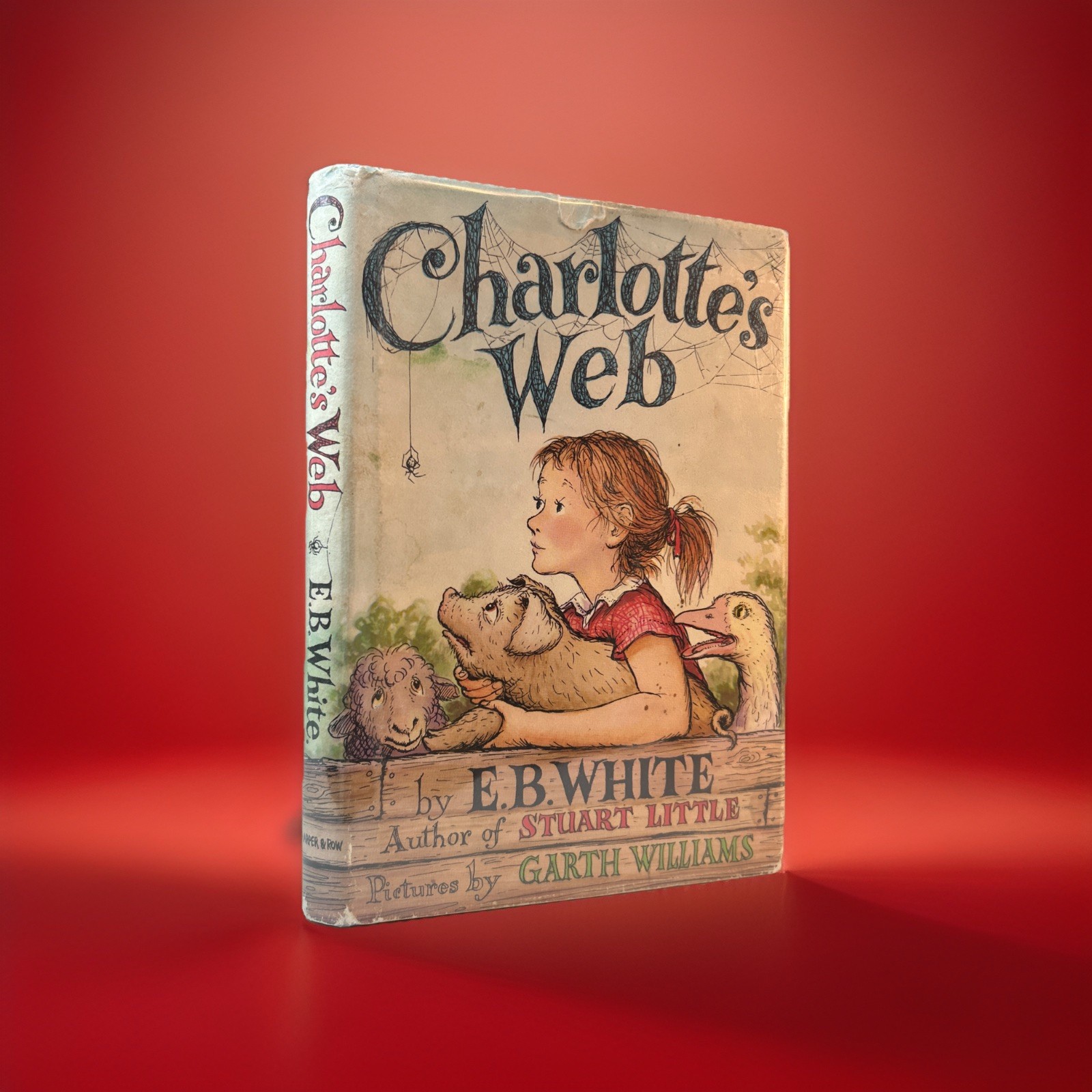 CHARLOTTE\'S WEB by E.B. White - First Edition -later printing - 1952 HC with DJ CHARLOTTE\'S WEB by E.B. White - First Edition -later printing - 1952 HC with DJ