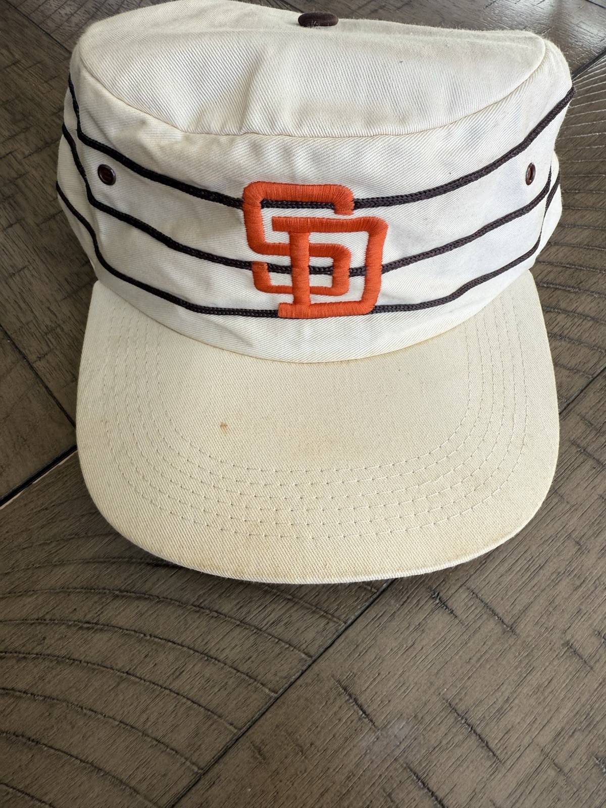 Vintage 1989  San Diego Padres  Pillbox SGA Hat Cap  SnapBack 80s Retro