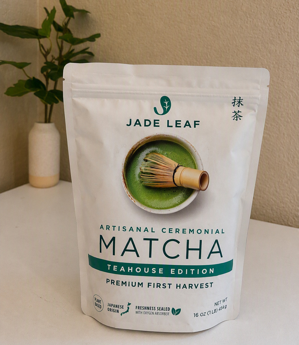 Jade Leaf Artisanal Ceremonial Matcha TEAHOUSE EDITION Premium First Harvest NEW