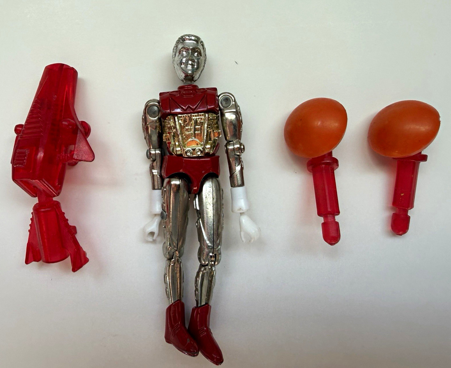 Vintage 1976-8 Mego Micronauts Galactic Warrior (Red), Original Owner Vintage 1976-8 Mego Micronauts Galactic Warrior (Red), Original Owner