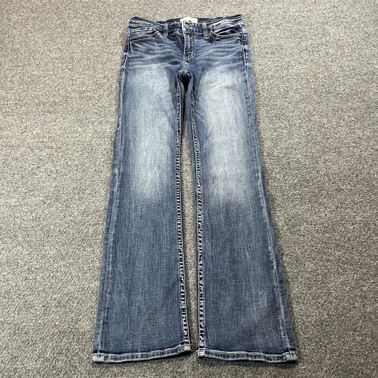 BKE Jeans Womens 27x31 Blue Payton Bootcut Medium Wash Cotton Blend Stretch BKE Jeans Womens 27x31 Blue Payton Bootcut Medium Wash Cotton Blend Stretch