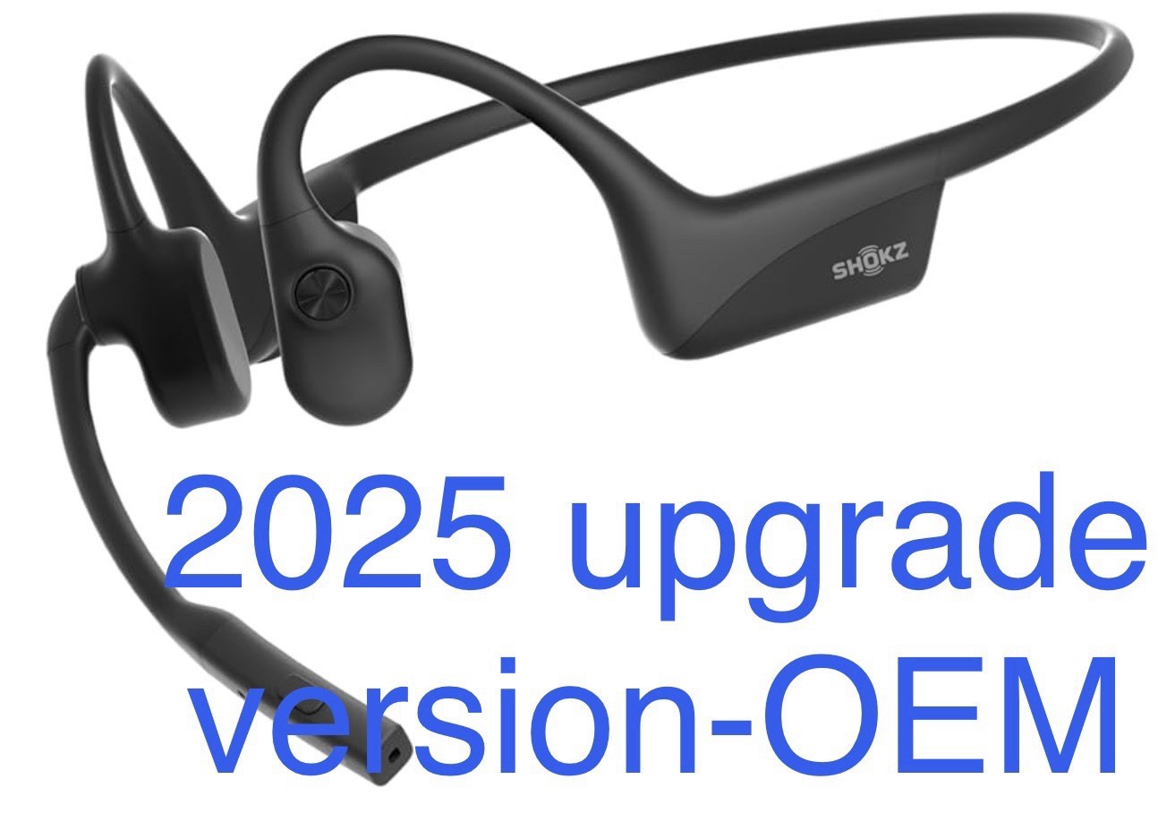 OpenComm2 2025 Upgrade - Open-Ear Bone Conduction Headphones opened box READ