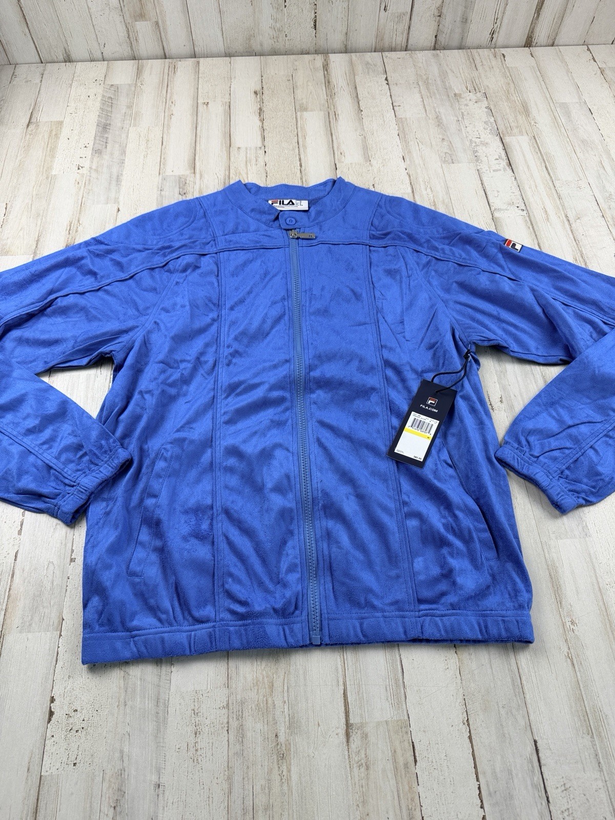 Fila Vintage Terrinda Track Top Royal LM911484 Size Medium NWT Fast Shipping