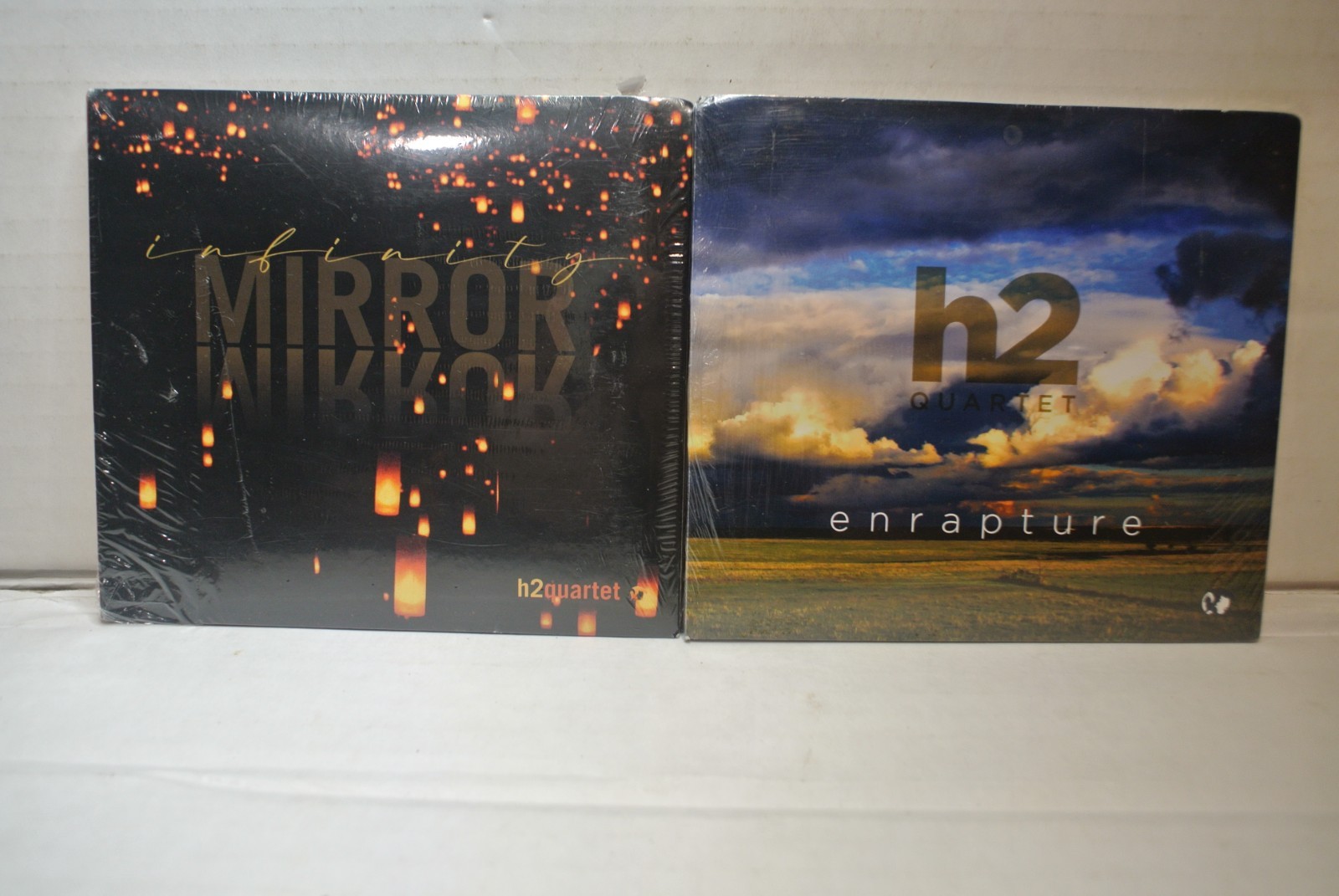 H2 QUARTET LANSING, MI - 2 BRAND NEW CDS - INFINITE MIRROR & ENRAPTURE