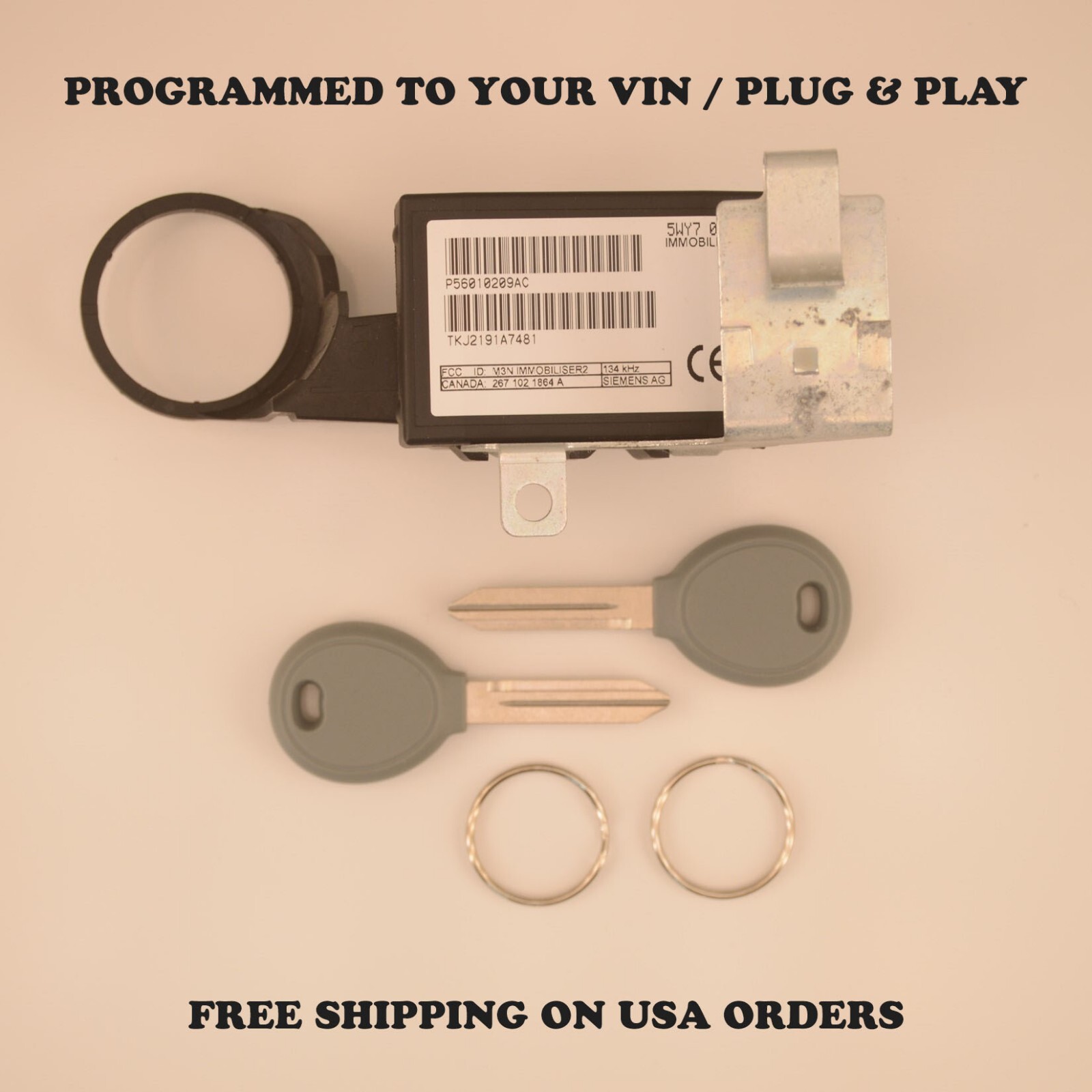 2001-2006 Jeep Wrangler 2002-2004 Liberty Immobilizer 56010209AC Plug & Play