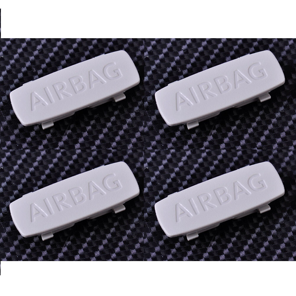 4pcs Grey Car Pillar Airbag Trim Cap for VW Golf Jetta GTI CC Tiguan Passat USA