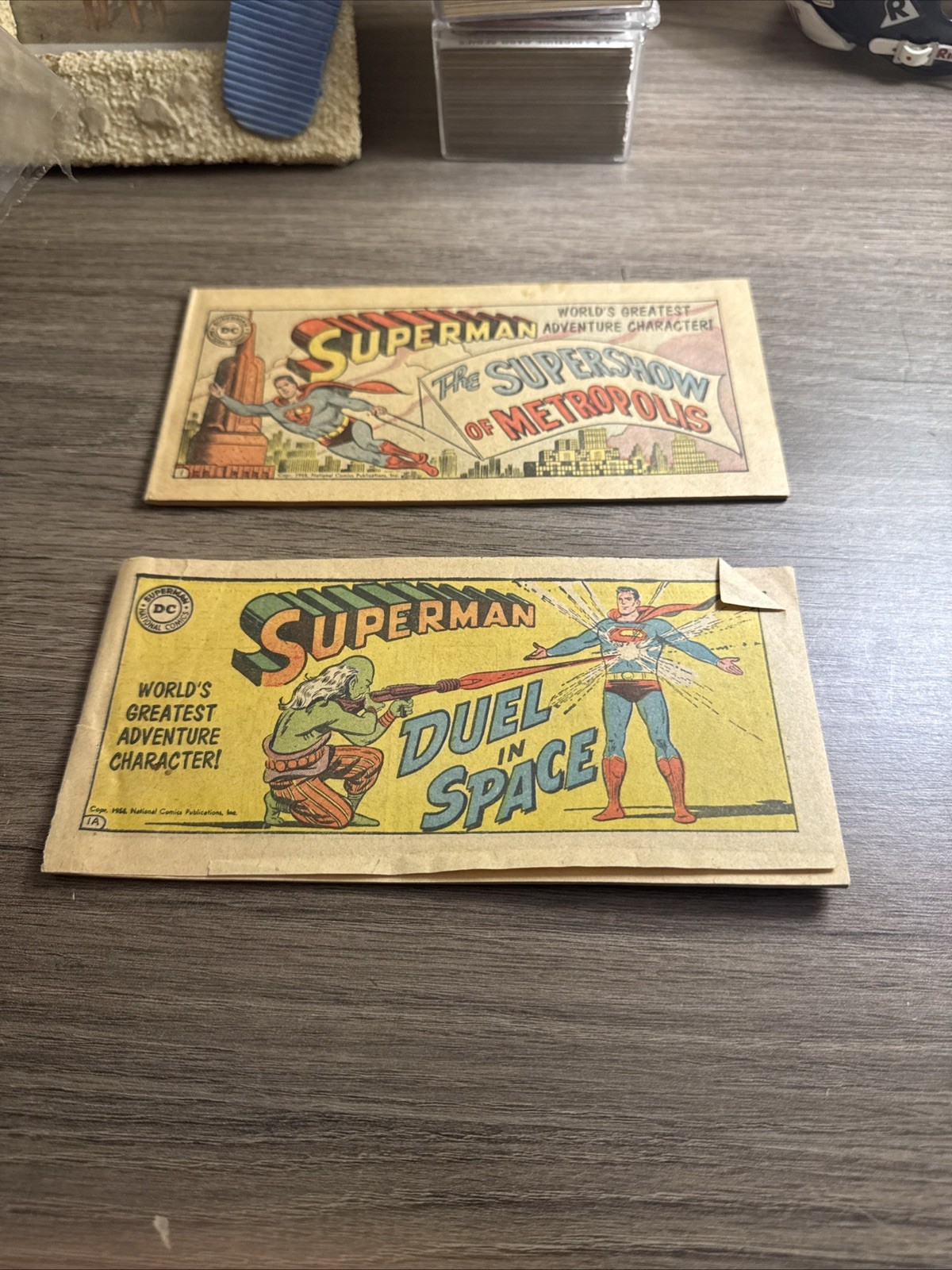 Vintage 1955 Superman Kellogg’s Cereal Mini Comic Book Premiums Lot Of 2 Vintage 1955 Superman Kellogg’s Cereal Mini Comic Book Premiums Lot Of 2
