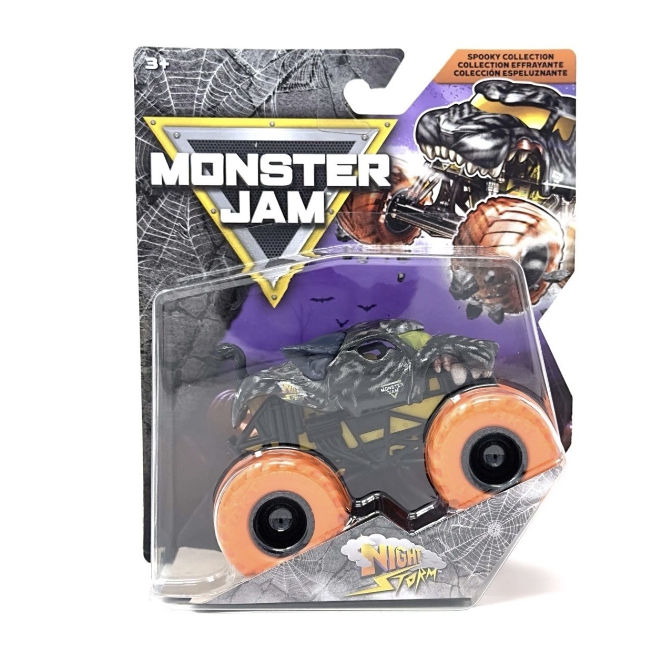 2026 Monster Jam Night Storm Spooky Collection 1:64 Scale Target RARE HTF
