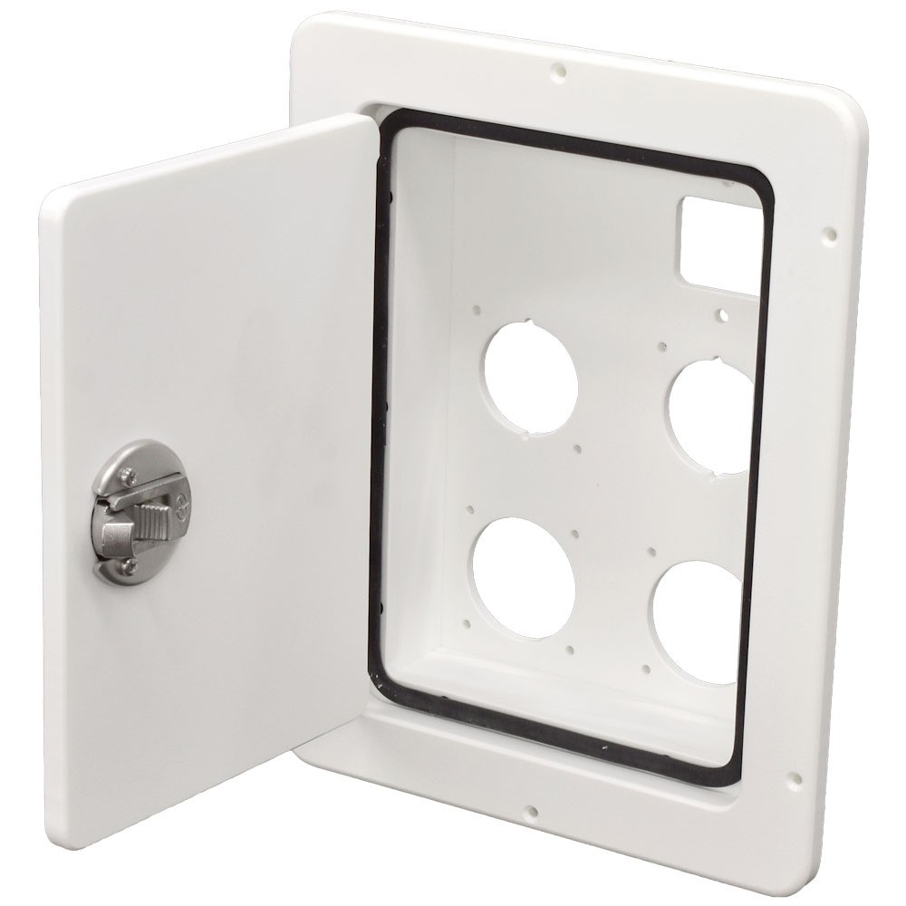 Blue Wave Boat Battery Switch Box PPE-000258 | White Starboard