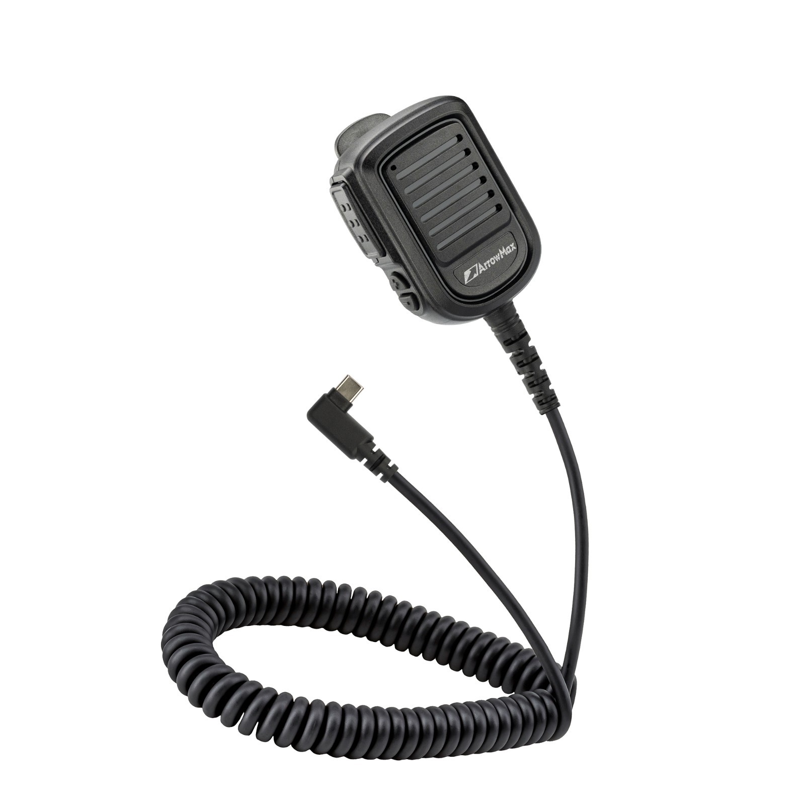 Arrowmax IP67 Shoulder Speaker Microphone for POC USB C Plug for Walkie Talkie