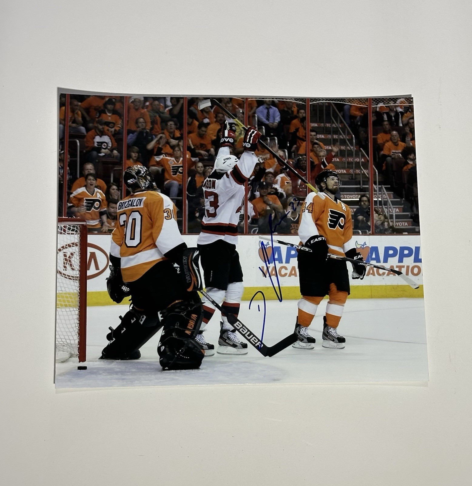 NJ Devils David Clarkson #23 Signed 8x10 Photo