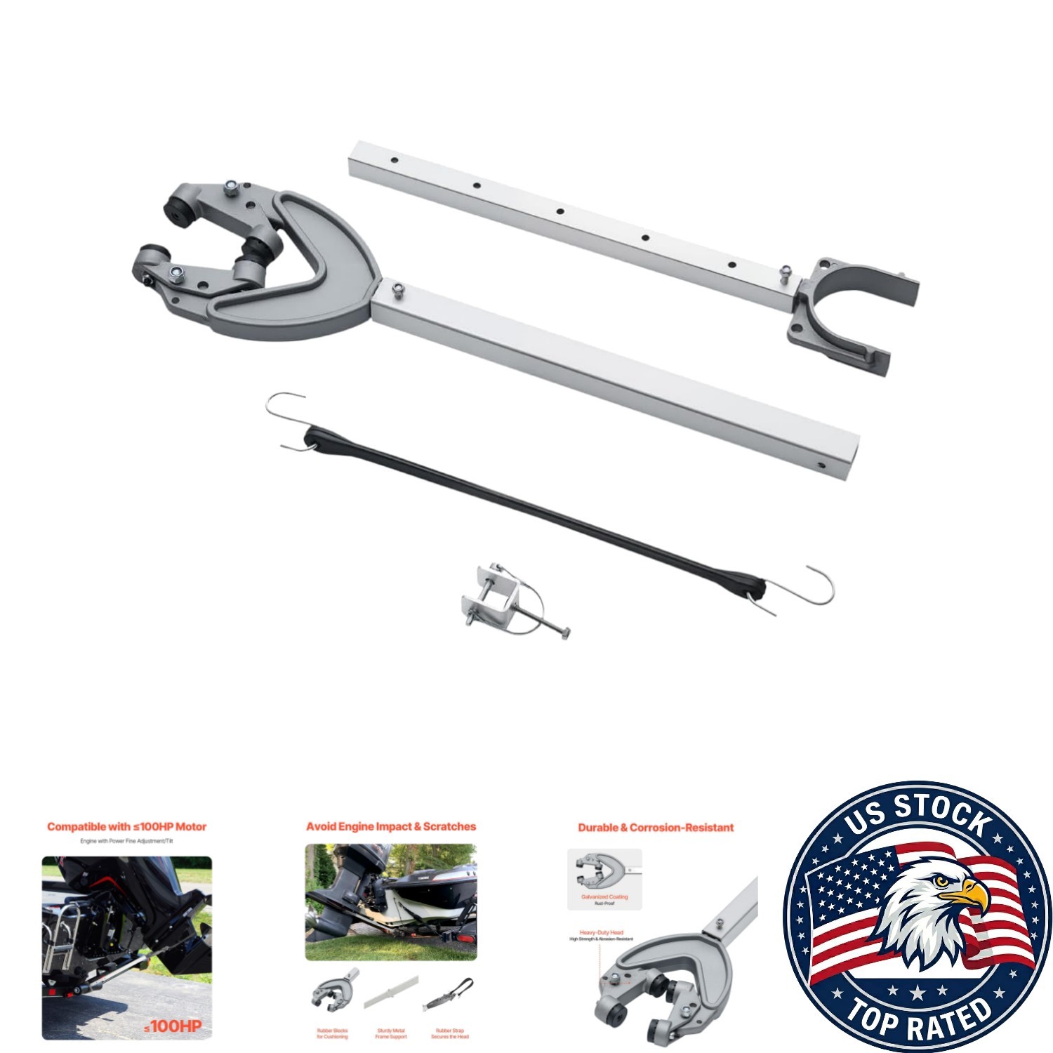 Adjustable Transom Saver 24-36\