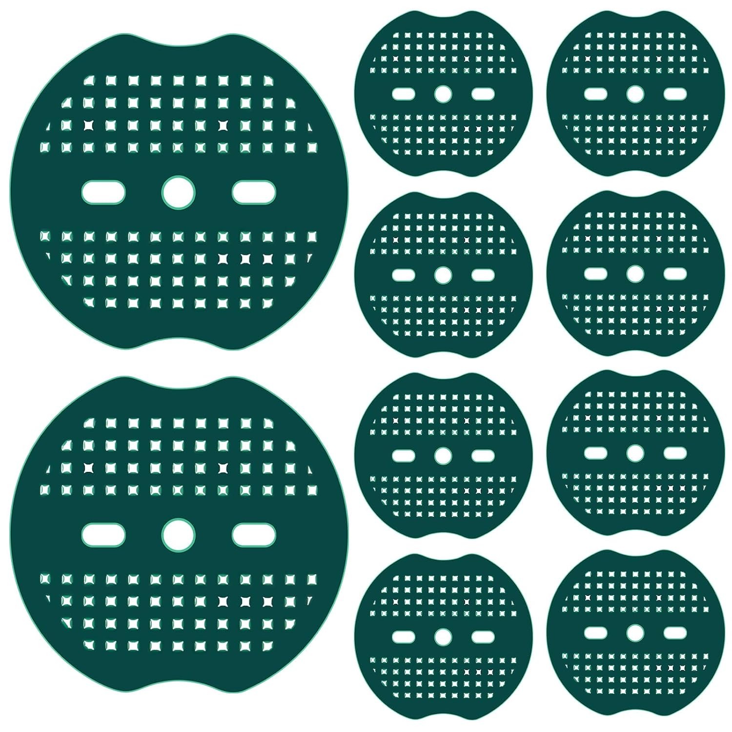 50 Pcs Landscape Staple Gasket for Weed Barrier, Green