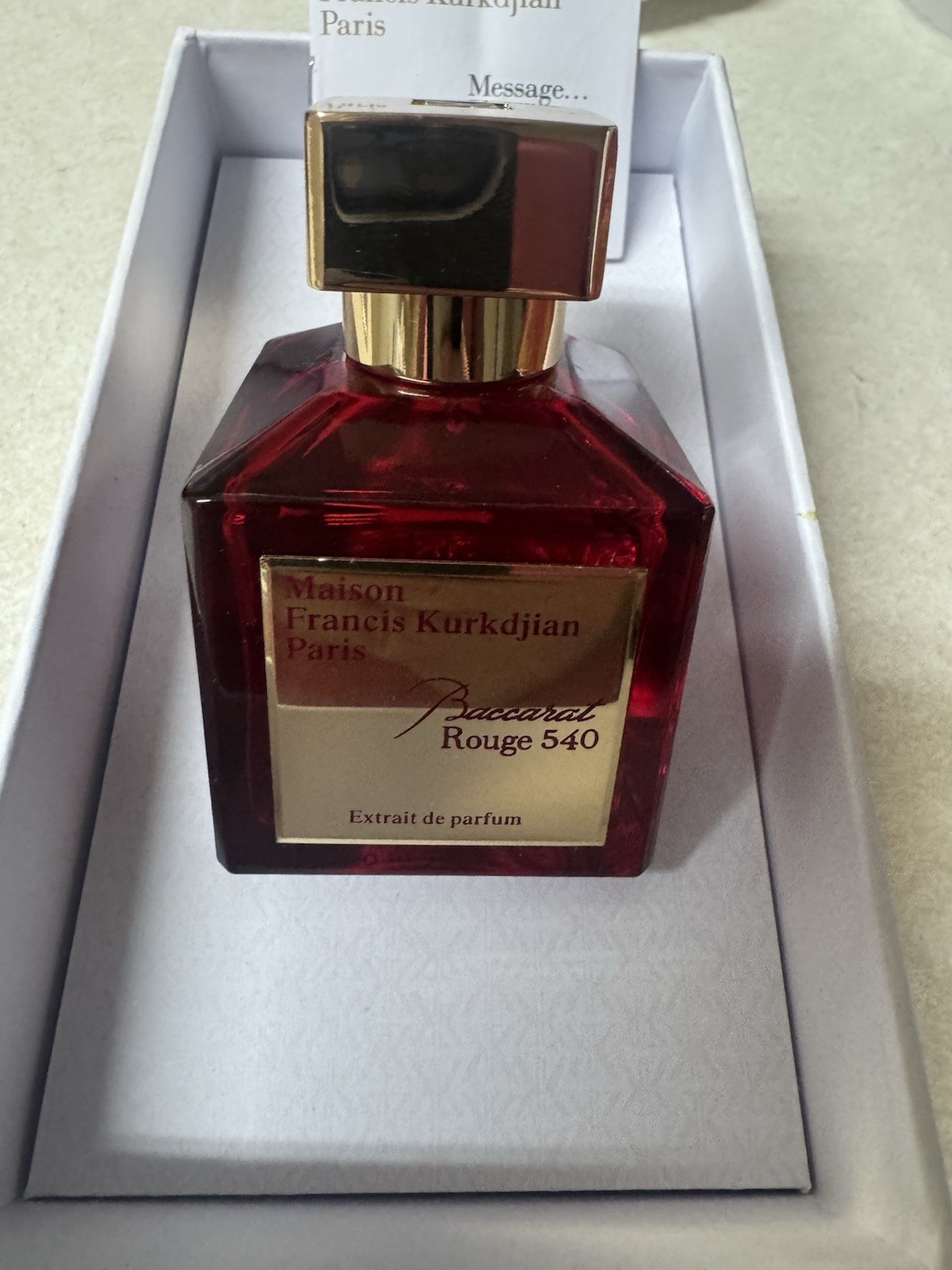 Maison Francis Kurkdjian BACCARAT ROUGE 540 EDP 70ML/2.4OZ