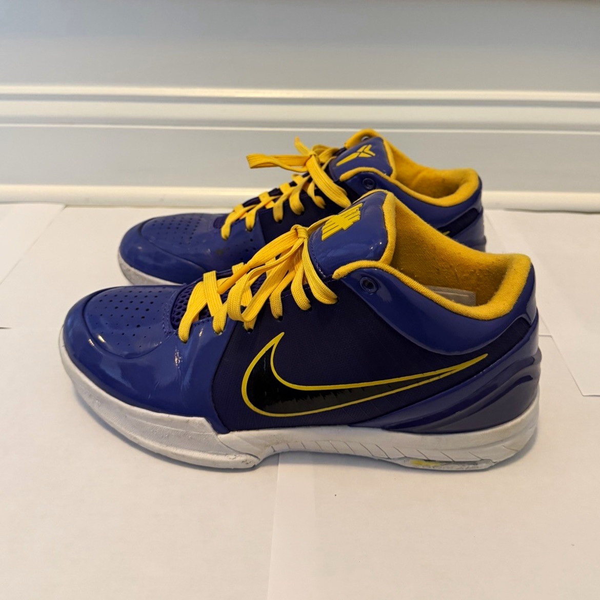Nike Undefeated Kobe IV Protro Court Purple/Gold Men 9.5 CQ3869-500 Nike Undefeated Kobe IV Protro Court Purple/Gold Men 9.5 CQ3869-500