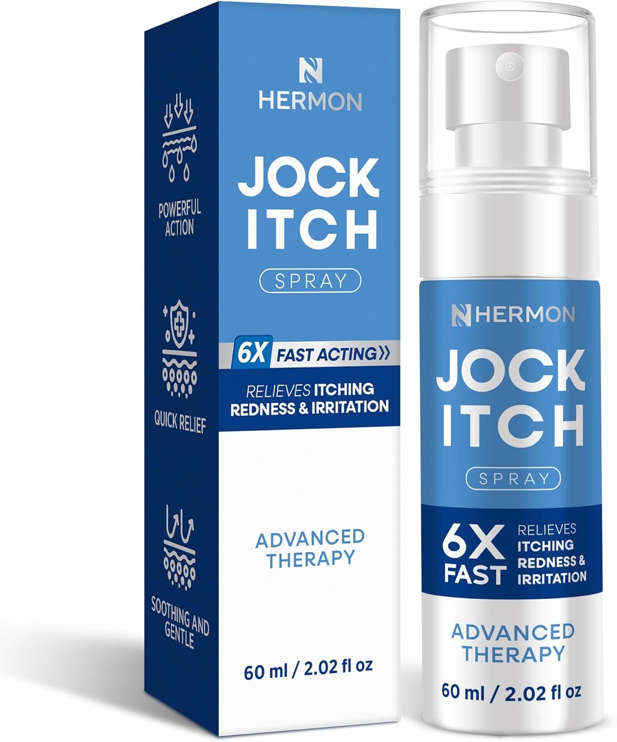 Hermon Jock Itch Spray for Men: Powerful Treatment for Jock Itch, Extra Strength