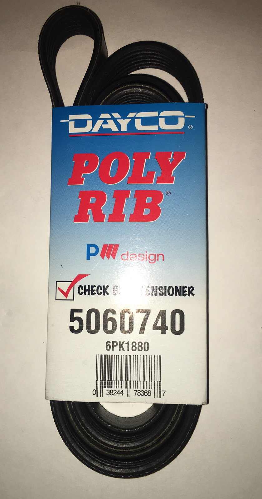 Dayco 5060740 Serpentine Belt 6PK1880 6 Rib Toyota Corolla Audi A4
