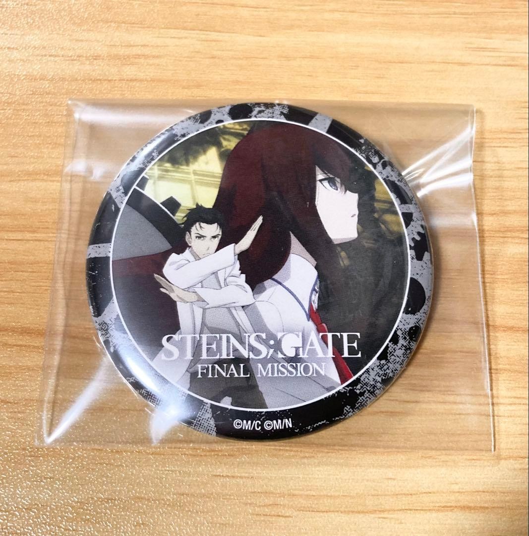 Steins;Gate Final Mission Pin Badge Normal Brand New ACG Event