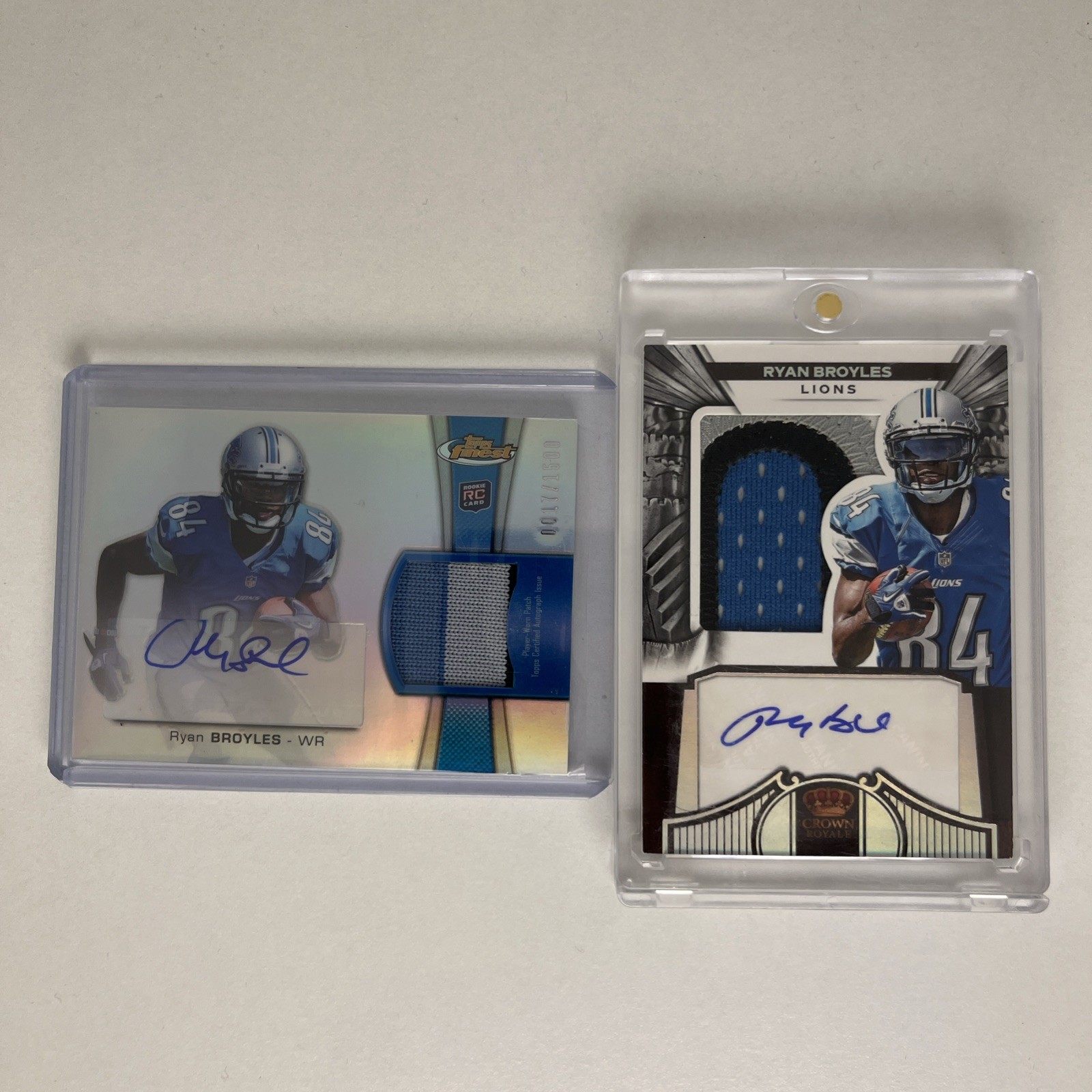 Lot Of 2 2012 Ryan Broyles Rpa Numbered /149 And /1500 Lot Of 2 2012 Ryan Broyles Rpa Numbered /149 And /1500