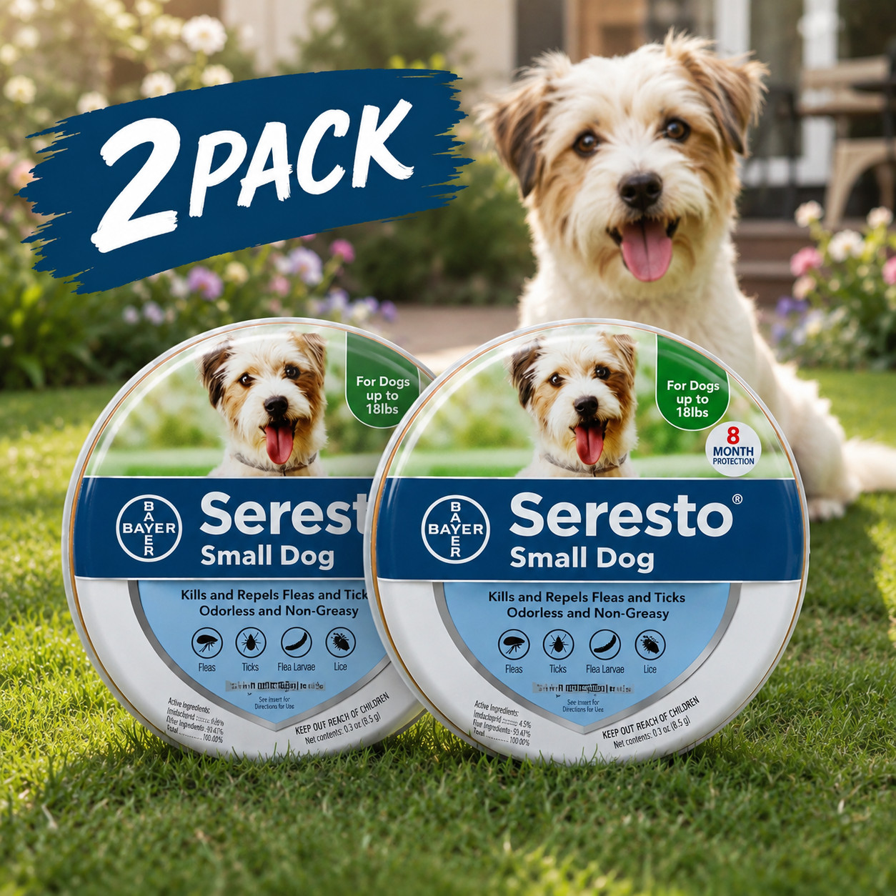 2X Adjustable Dogs Collar for Small Dogs Soft Durable Comfortable Pet Collar US