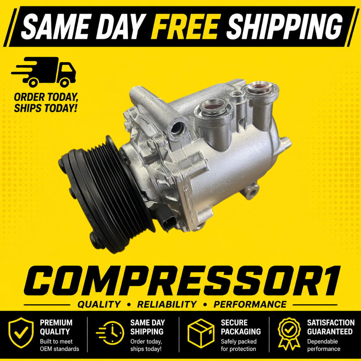 AC Compressor Fits 2002 2003 2004 2005 Ford Explorer V6 4.0L ONLY AC Compressor Fits 2002 2003 2004 2005 Ford Explorer V6 4.0L ONLY