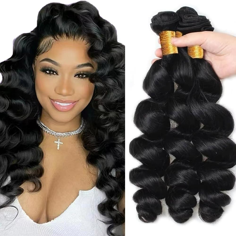 Human Hair Bundles Loose Wave 100% unprocessed Brazilian Virgin Hair Extension Human Hair Bundles Loose Wave 100% unprocessed Brazilian Virgin Hair Extension
