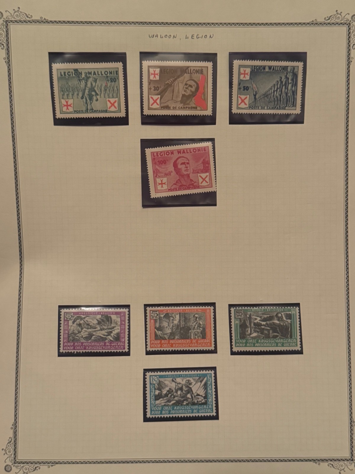 German Occupation Stamps Mint & MLH, Waloon Legion,Croatia And More