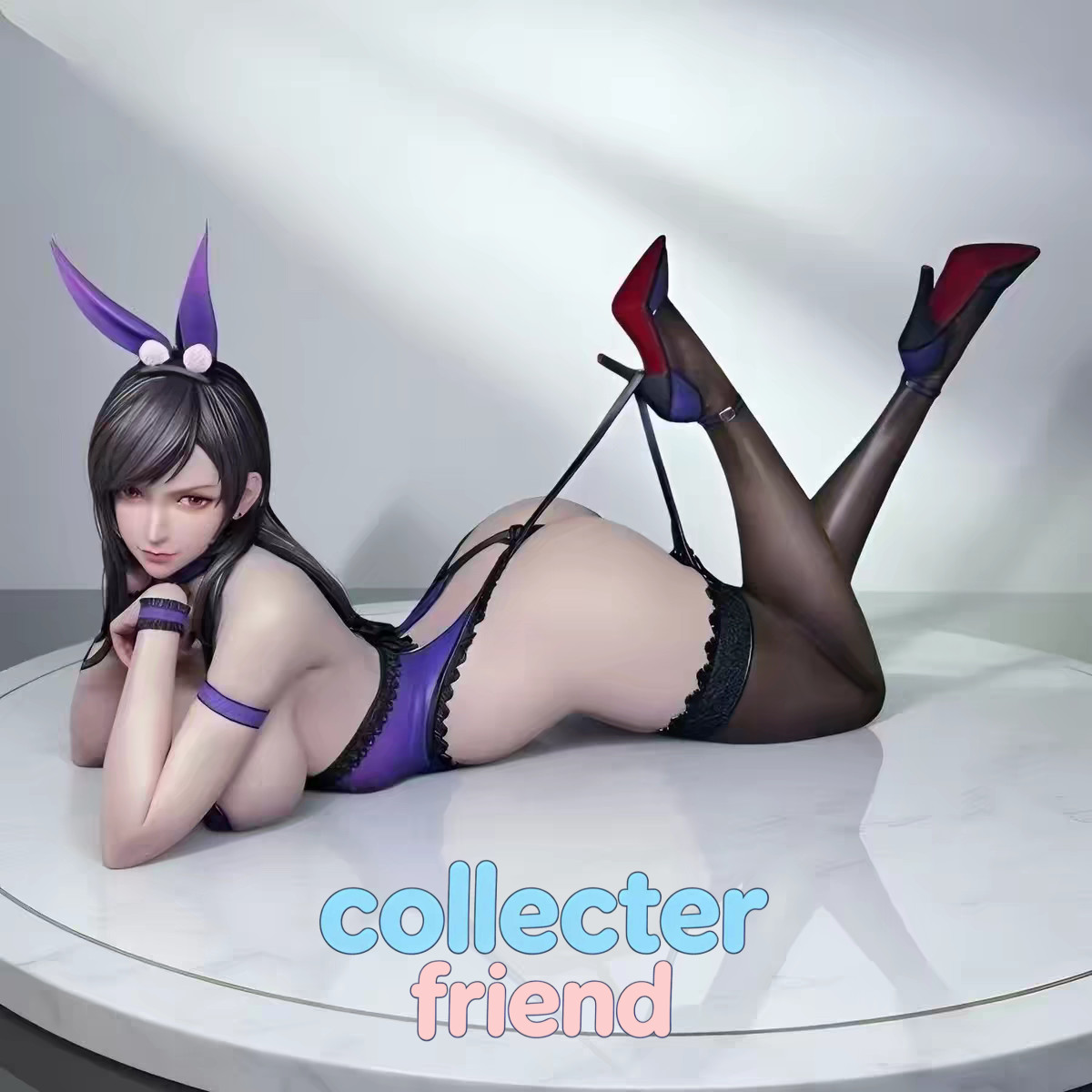 Reclining Bunny Girl Tifa Statue Sexy Figure Model Collectibles Boxed Xmas Gift
