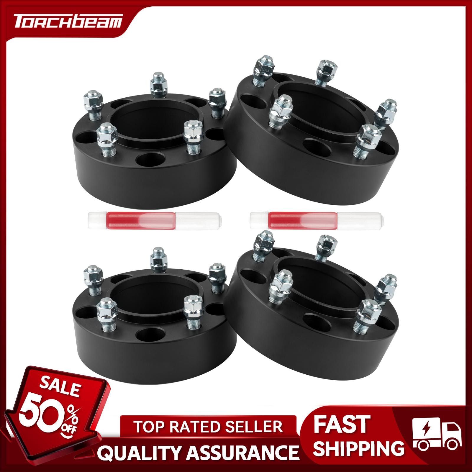 4pc 2 Inch 5x150mm Wheel Spacers 110mm Bore M14x1.5 Fits 2007-2009 Toyota Tundra
