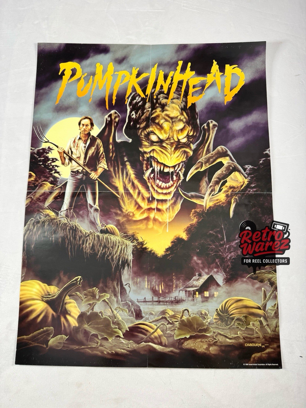 Pumpkinhead Shout / Scream Factory Limited Poster 18x24” Folded Horror Movie /