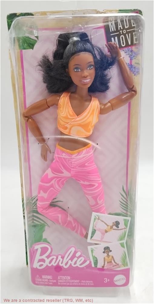 Barbie Made to Move Fashion Doll SEE3 DETAILS Barbie Made to Move Fashion Doll SEE3 DETAILS