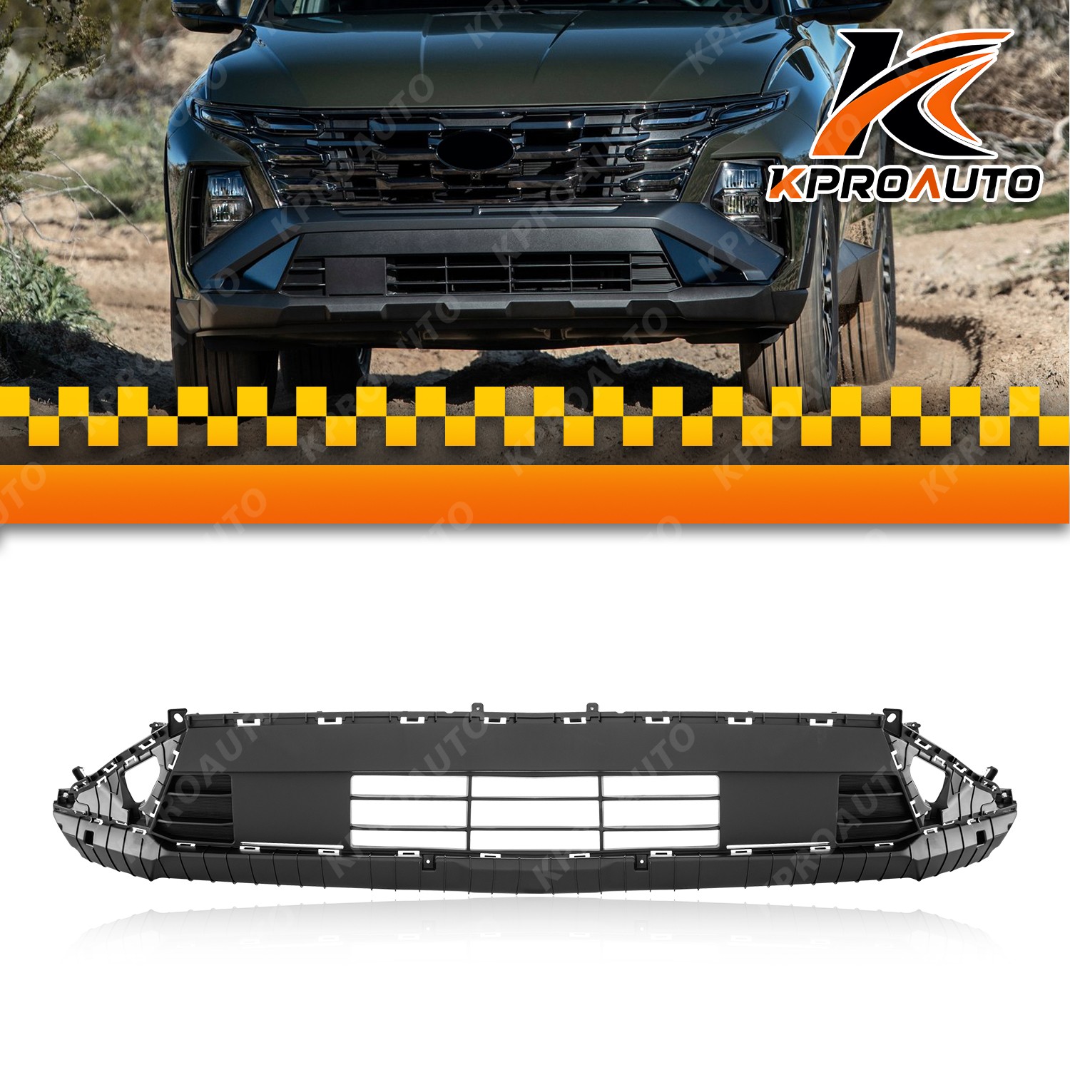 Front Bumper Lower Grille US Spec for 2025-2026 Hyundai Tucson 86530-CW500