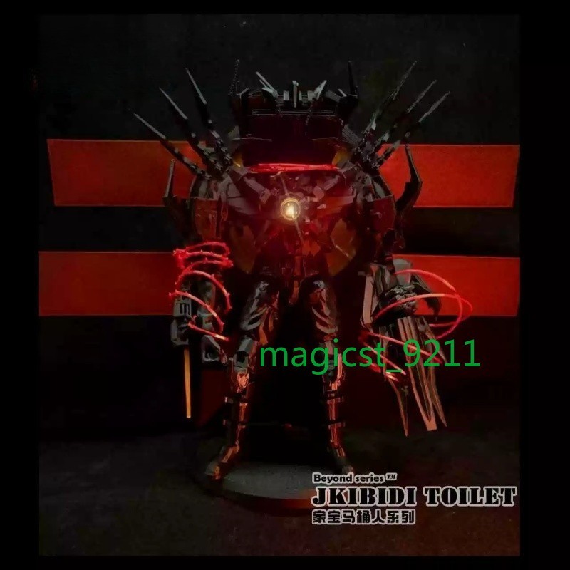 20cm Skibidi Toilet Watchman of Doom Action Figure Model Toys Gift New LED 1PC 20cm Skibidi Toilet Watchman of Doom Action Figure Model Toys Gift New LED 1PC