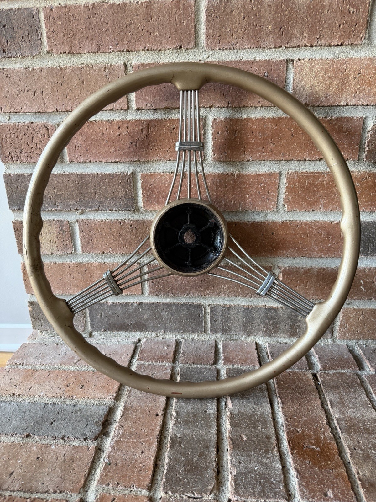 Vtg 1930s Ford Gm Chevy Banjo Steering Wheel Original Parts Hot Rod Rat Rod Vtg 1930s Ford Gm Chevy Banjo Steering Wheel Original Parts Hot Rod Rat Rod