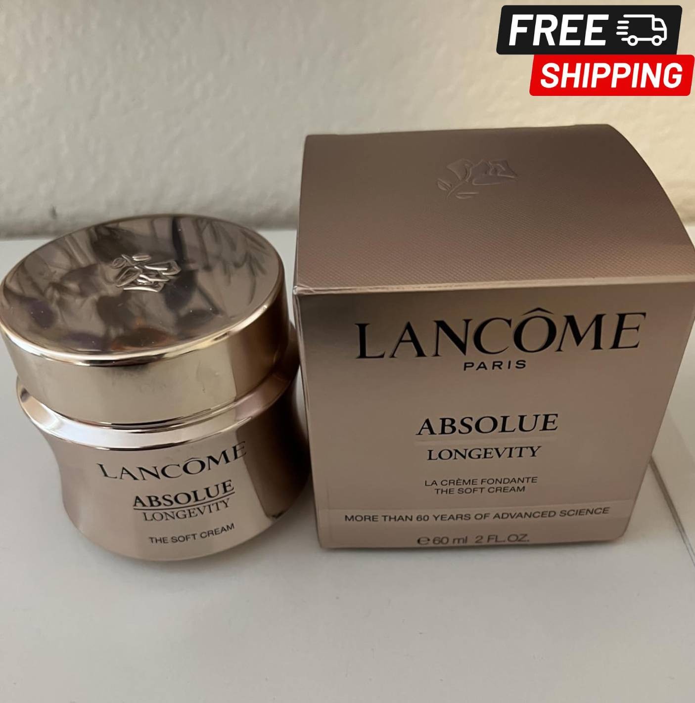 New Lancome Absolue longevity Soft Cream 2.0oz/60 ml Brand & Sealed in Box