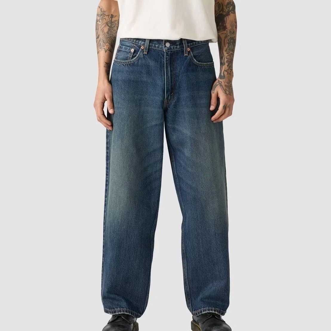 NWT Levi\'s 578 Baggy Jeans Men\'s 33x30 Blue Cotton Denim