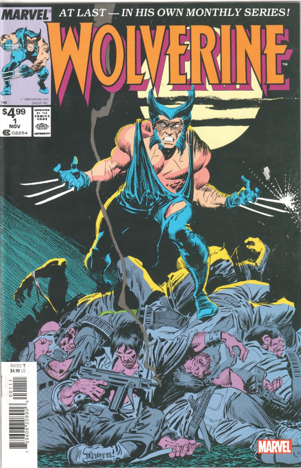 WOLVERINE 1988 #1 AT LAST HIS OWN MONTHLY SERIES WOLVERINE 1988 #1 AT LAST HIS OWN MONTHLY SERIES