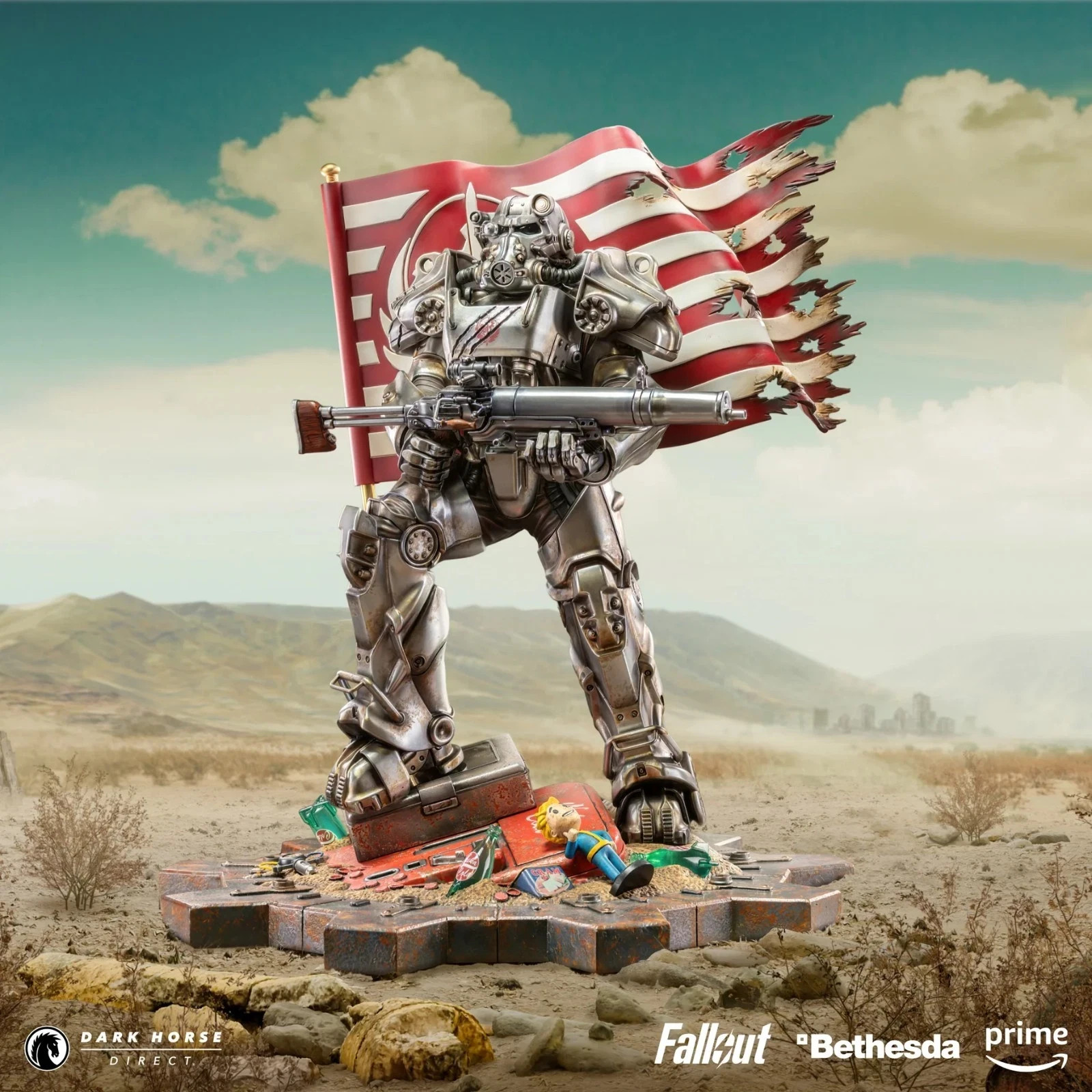 Dark Horse Fallout Amazon Brotherhood of Steel Premium Power Armor Statue #140 Dark Horse Fallout Amazon Brotherhood of Steel Premium Power Armor Statue #140