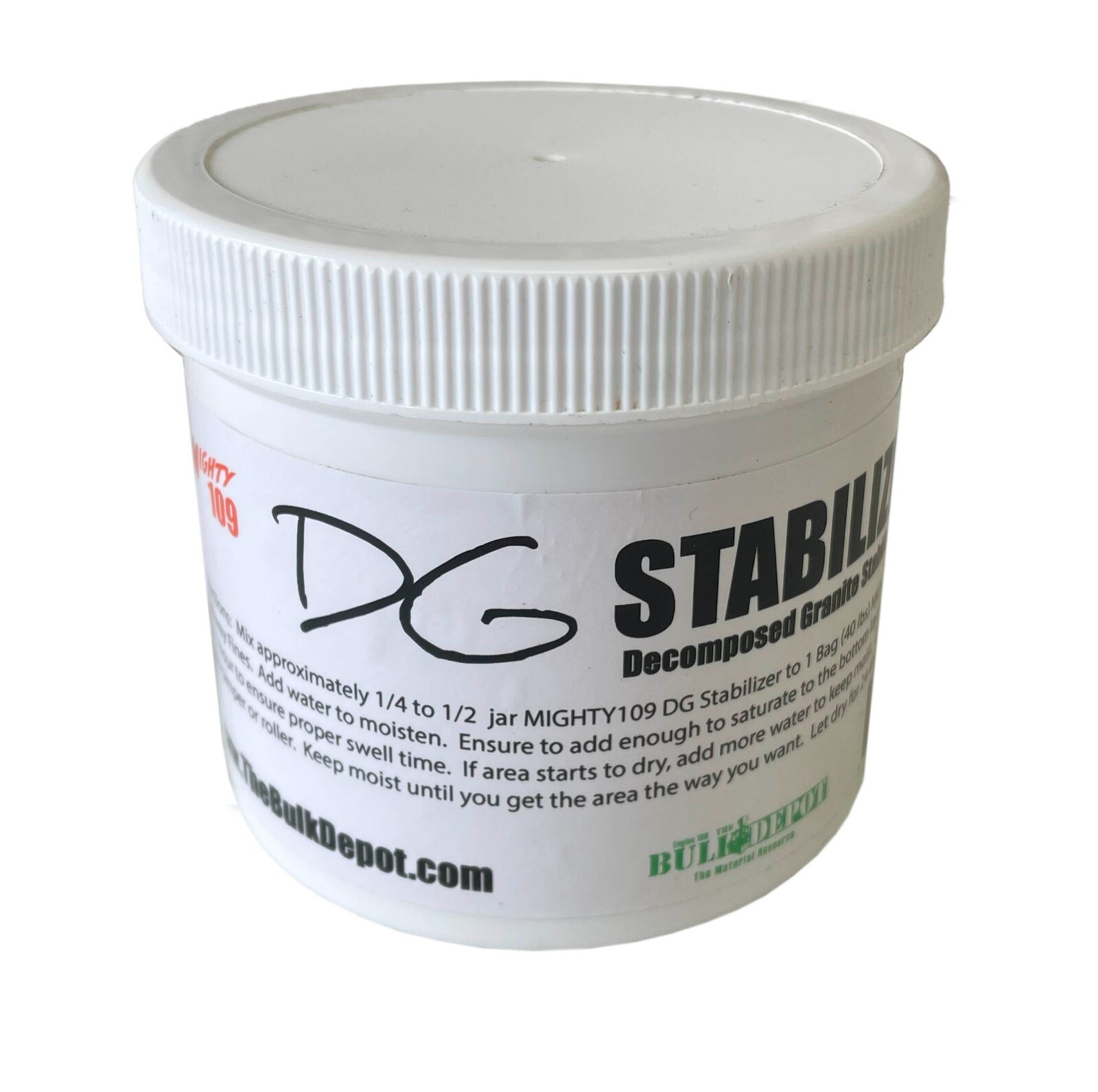 Decomposed Granite Stabilizer, DG Stabilizer to Reduce Washout, Covers80-160 lbs