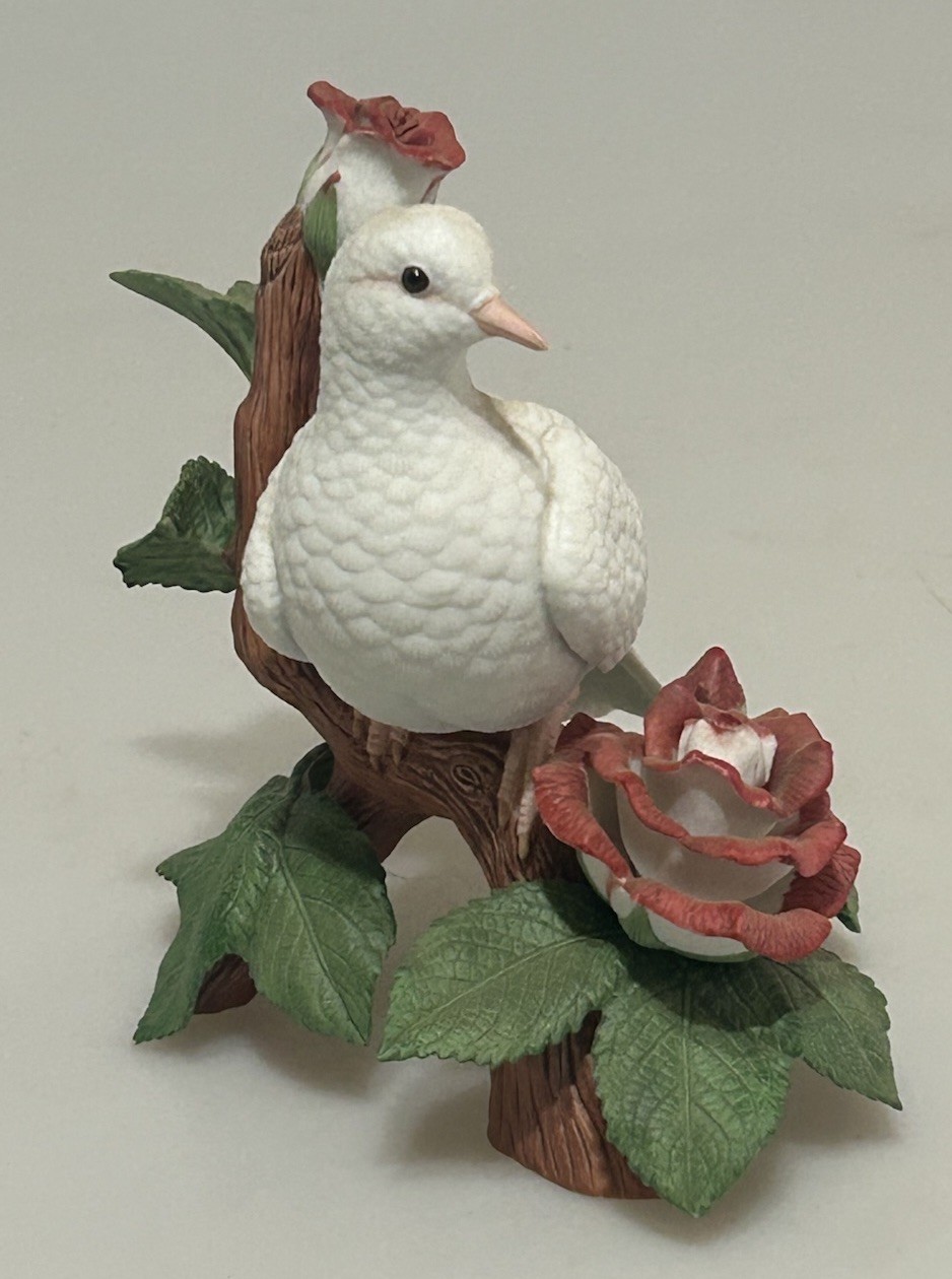 Vintage Lenox Christmas Dove 1996 Garden Bird Porcelain Limited Edition No Box